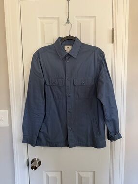 H&M Slate Blue Lightweight Shirt Jacket
